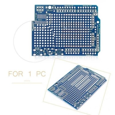 DIY Prototype PCB for   UNO R3 Shield Board FR-4 Fiber 2mm+2.54mm Pitch po