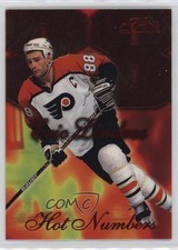 1996-97 Flair Hot Numbers Eric Lindros #8 HOF a8a