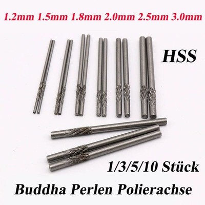 1.2/1.5/1.8/2.0-3mm Buddha Perlen Polierachse Fest Nadel Schleifen Pleuel Schaft