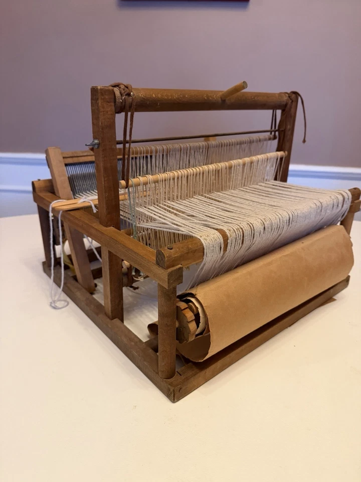 Wooden Table Loom 15” Vintage WORKS - Image 2 of 4