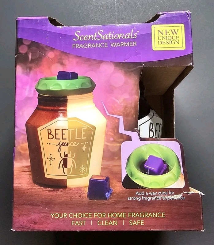 ScentSationals Beetlejuice Beetle Juice Ceramic Fragrance Wax Warmer 2024 New
