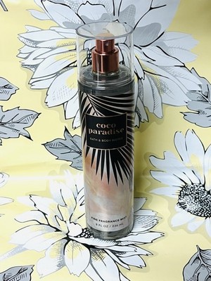 Bath & Body Works Coco Paradise Fine Fragrance Body Mist 8 oz Discontinued