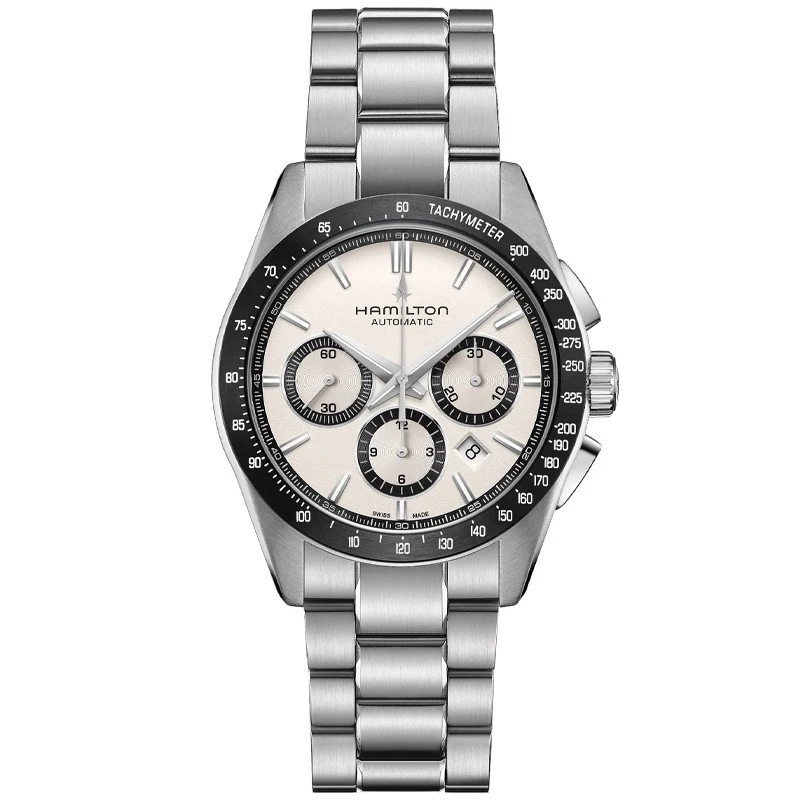 Hamilton Jazzmaster Performer Auto Chrono 42mm White Men's Watch H36606110