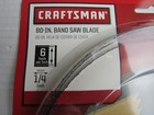 Two Packages 80" Craftsman Band Saw Blade general 1/4" 6tpi # 926232 Sealed NEW — photo 3