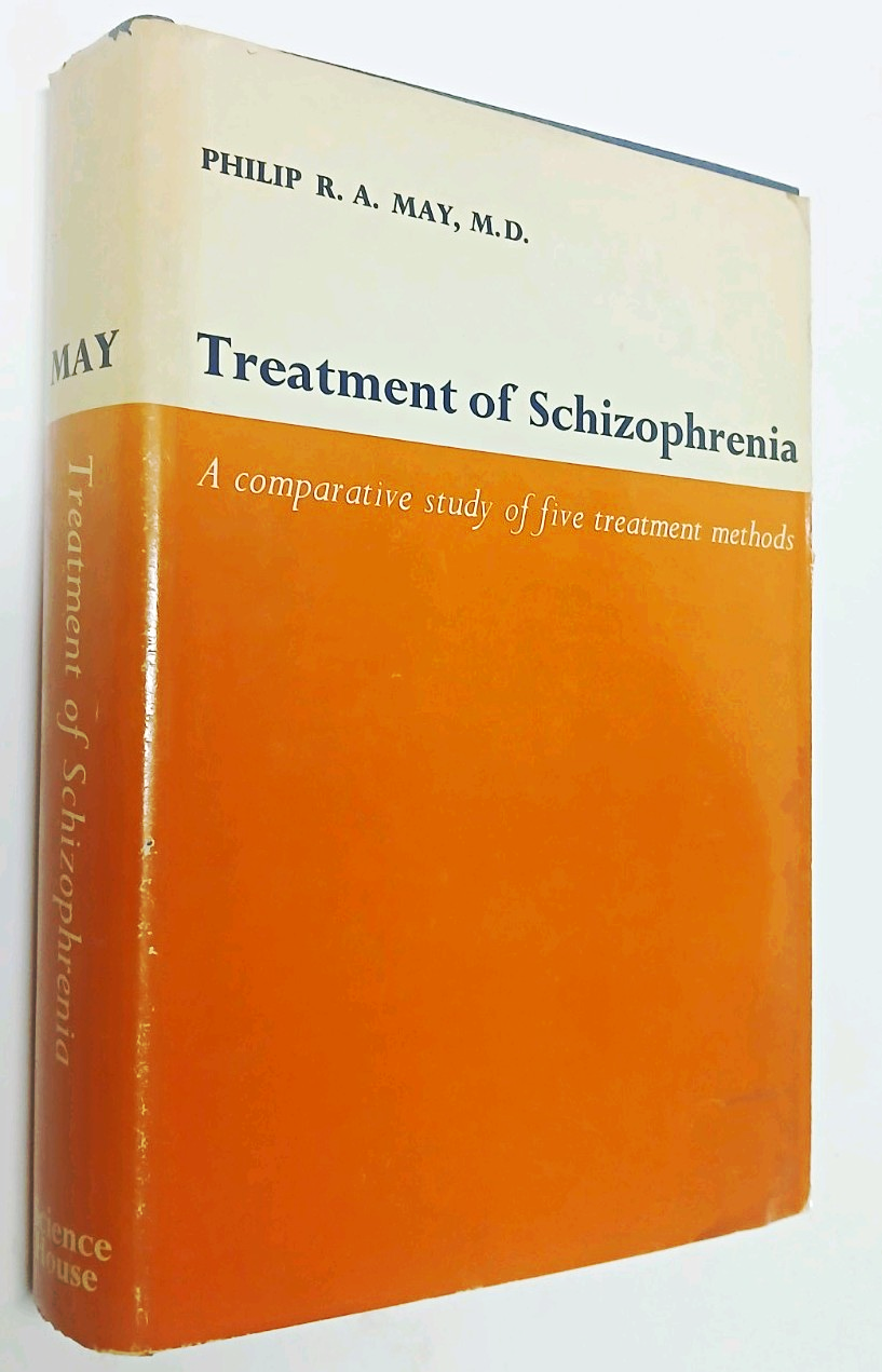 Treatment of Schizophrenia Philip R A May 1968 Hardcover Dust Jacket + Booklet
