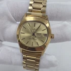 RARE VINTAGE 1980's TIMEX MECHANICAL HANDWIND GOLD WATER RESISTANT WATCH RETRO