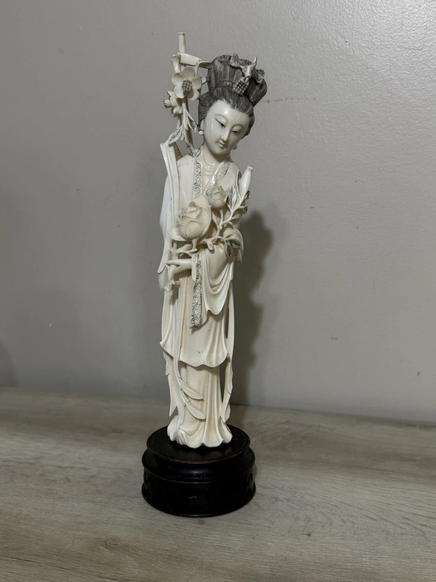 中式木雕在中国风雕像、雕像| eBay