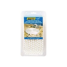 SEACHOICE 3-Strand Twisted Nylon Dock Line 1/2" x 25' 42571 White