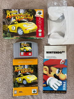 Beetle Adventure Racing N64 Nintendo 64 CIB Adult owned smoke free home 1 owner