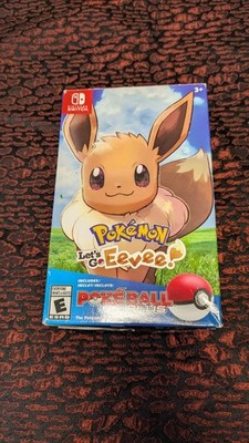 Pokémon Let's Go Evee Nintendo Switch with Pokeball Used 