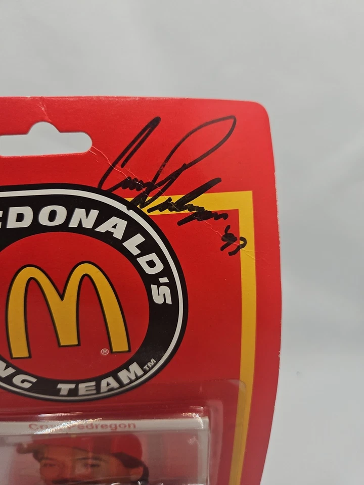 Coche divertido 1/64 RACING CHAMPIONS 1992 CRUZ PEDREGON McDonald's autografiado #SC13 Foto 2 de 4