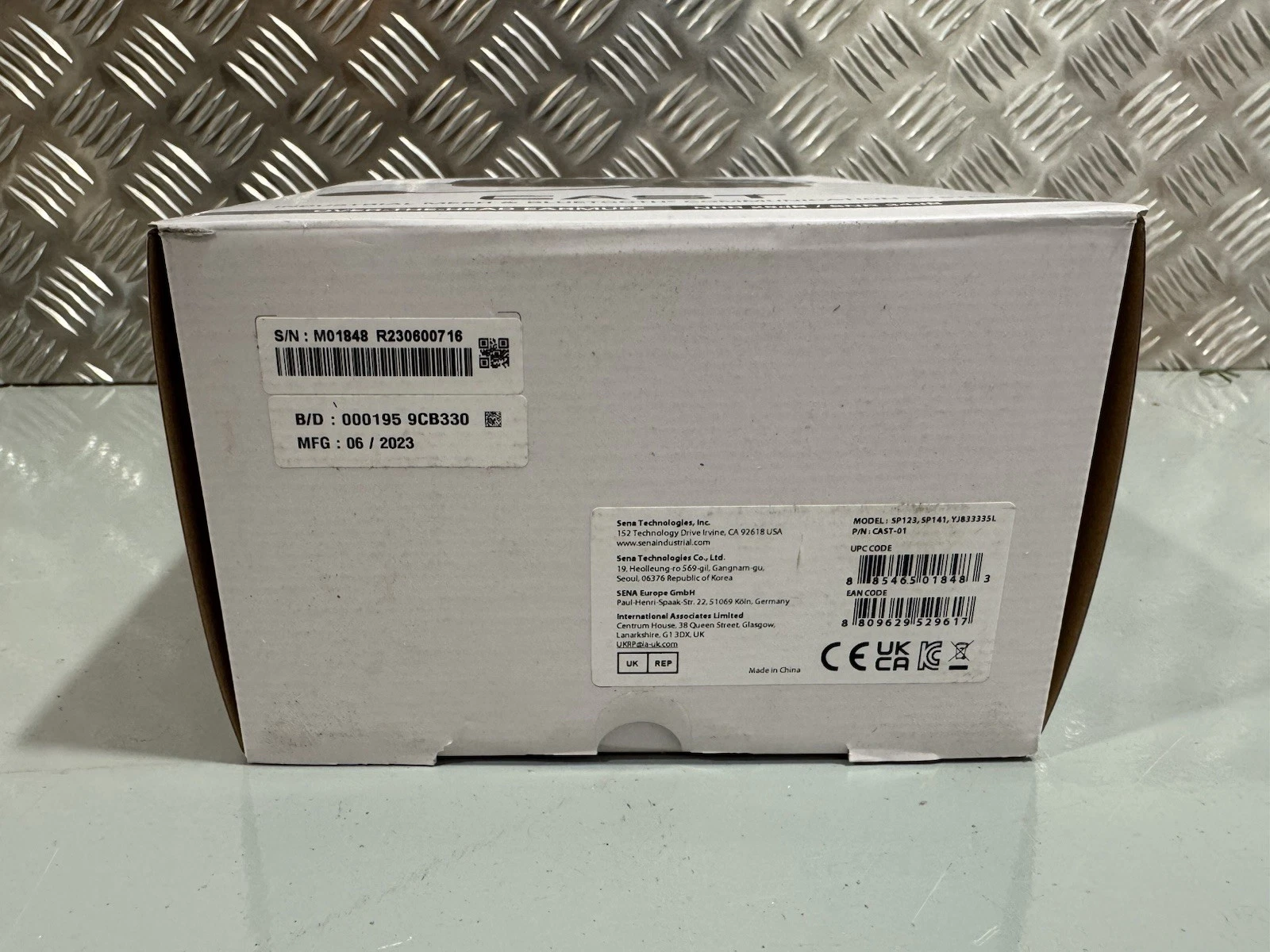 Sena Cast Industrial Mesh & Bluetooth Communication Over The Ear Headset New 6
