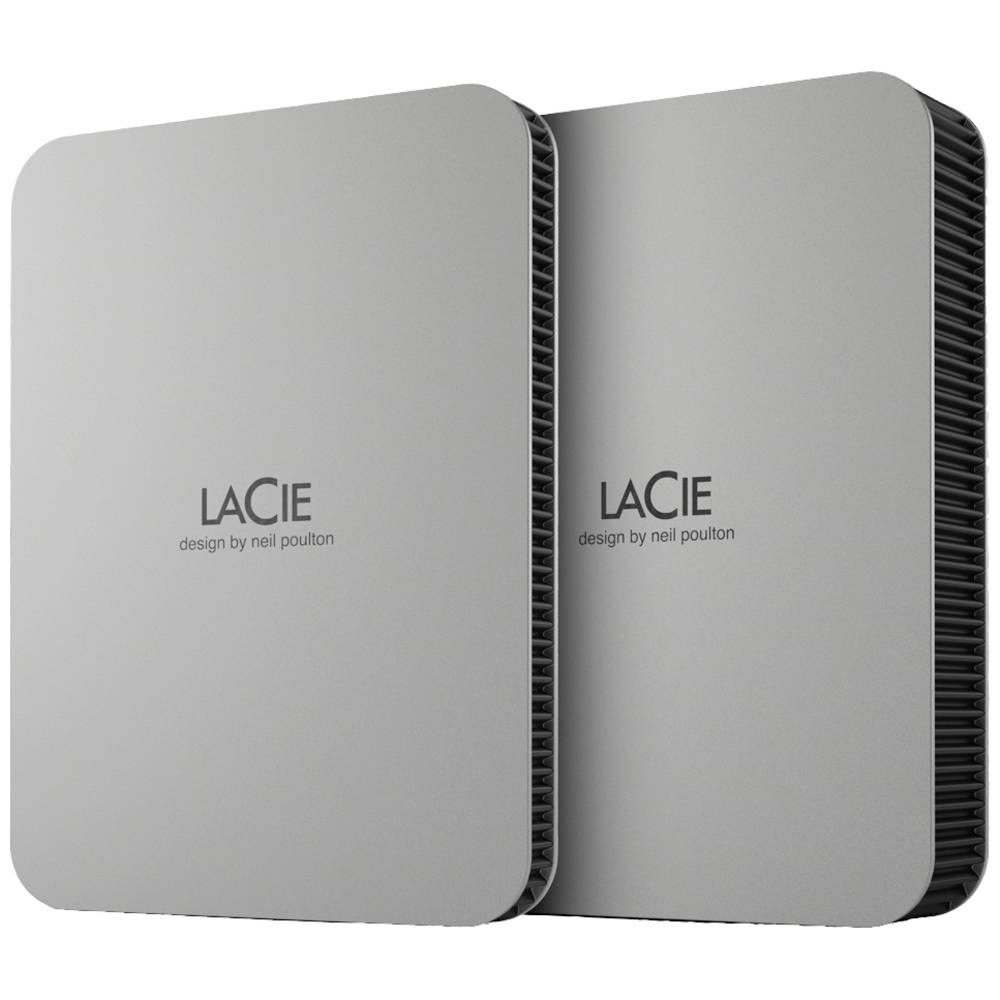 Disque dur externe LaCie Mobile Drive 5To en aluminium argent pour Mac