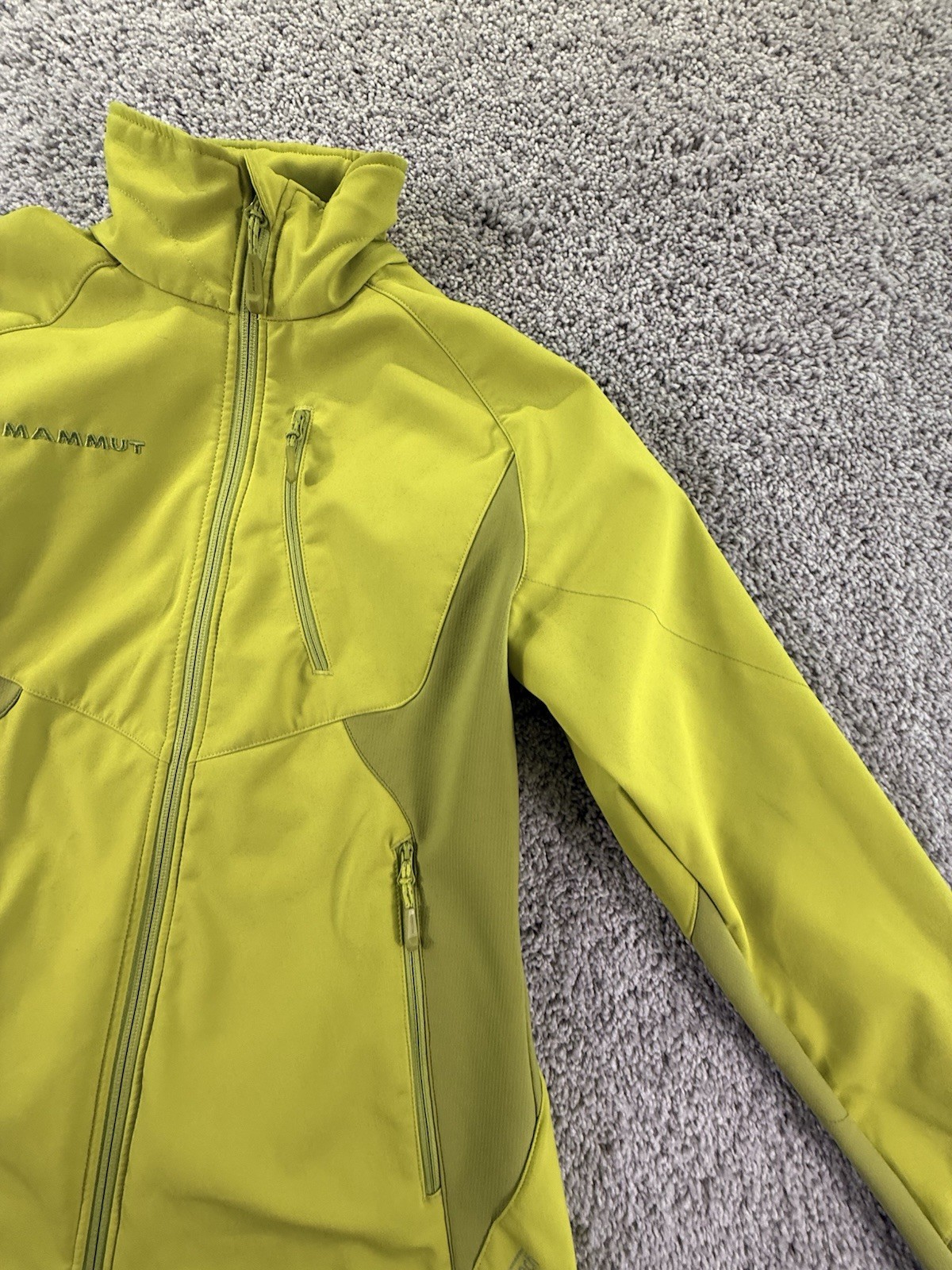 Mammut SofTech Jacket Womens Small Full Zip Green… - image 8