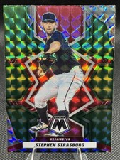 Stephen Strasburg 2022 Panini Mosaic #176 Green Mosaic