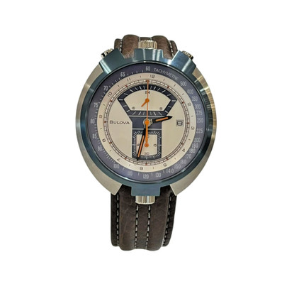 BULOVA Computron/Archive Series Parking Meter Chronograph 98B390 Qtz Men's Ltd