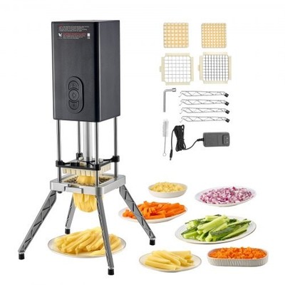 HOT/ Commercial French Fry Cutter,Stainless Steel Vegetable Fruit Chopper with