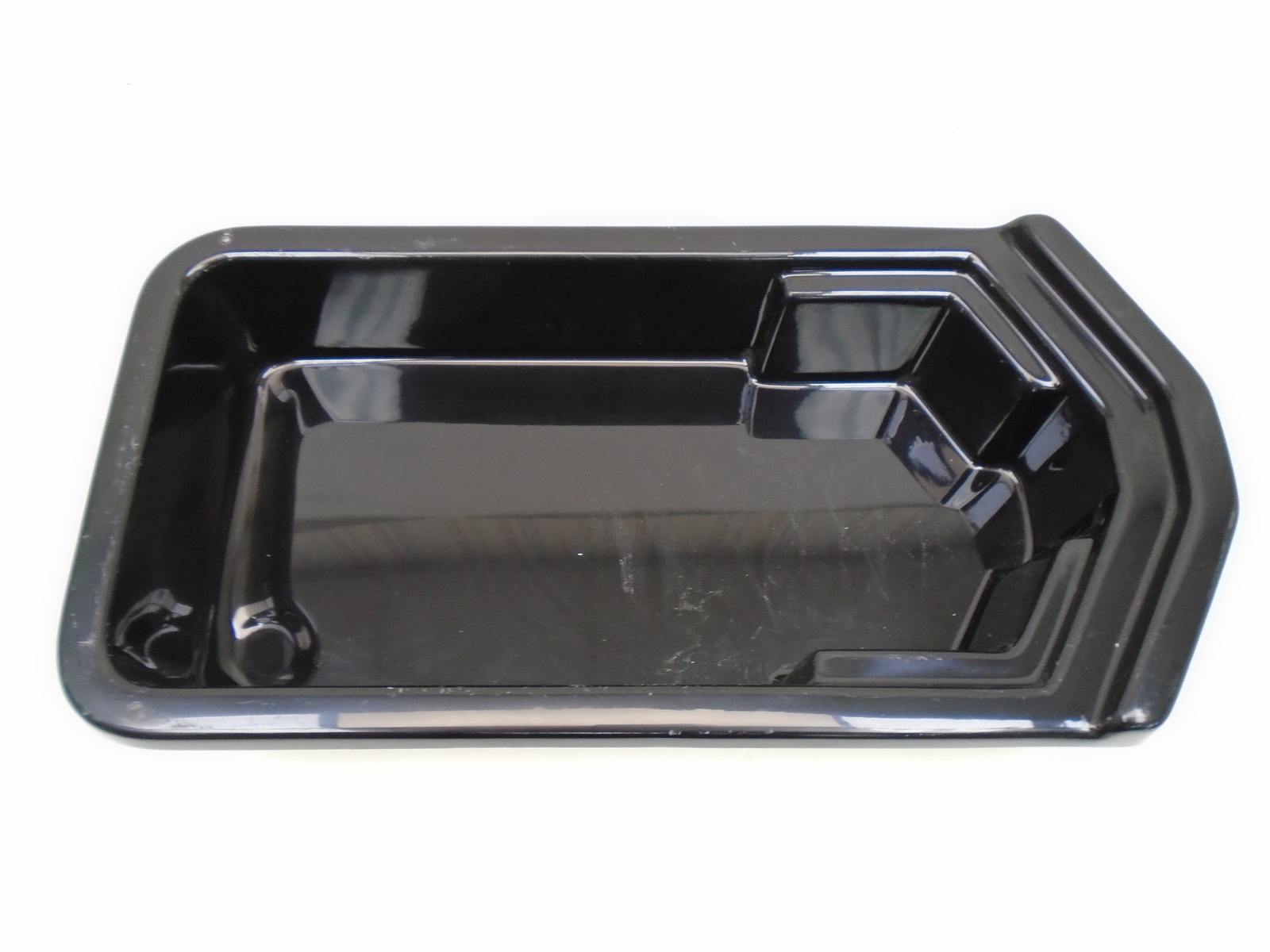 RANGER BLACK FIBERGLASS RECESSED TROLLING MOTOR FOOT PEDAL TRAY 24 1/4
