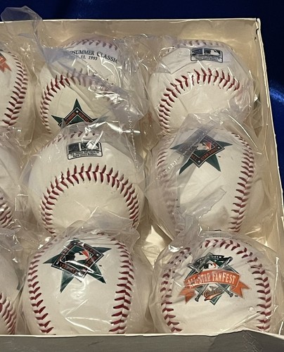 1 Dozen 1993 All-Star Game Baltimore Orioles Souvenir Baseballs New In Box! MLB - Picture 3 of 9