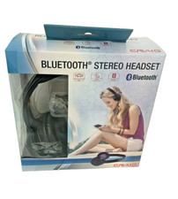 CRAIG BLUETOOTH WIRELESS MAXIMUM COMFORT STEREO HEADSET HEADPHONES BLACK CBH508