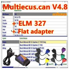 Multi cuscan V2.0 für Fiat/Chrysler/Dodge/Jeep Scanner Software 4,8 elm327 Flach
