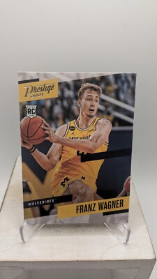 2021 Chronicles Draft Prestige Rookie Card #377 Franz Wagner RC Black Parallel
