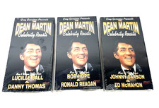 The Dean Martin Celebrity Roasts VHS Lot of 3 Reagan, Ball,Carson,Hope NEW
