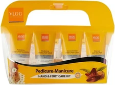 VLCC Pedicure Manicure Kit - Hand Foot Cuticle Cream Care Treatment Scrub Kit