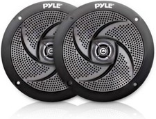 4 Inch Waterproof Marine Speakers Weather Resistant Low Profile Design Pair