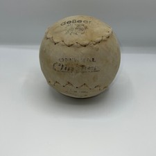 VINTAGE OFFICIAL CLINCHER Double Header Softball