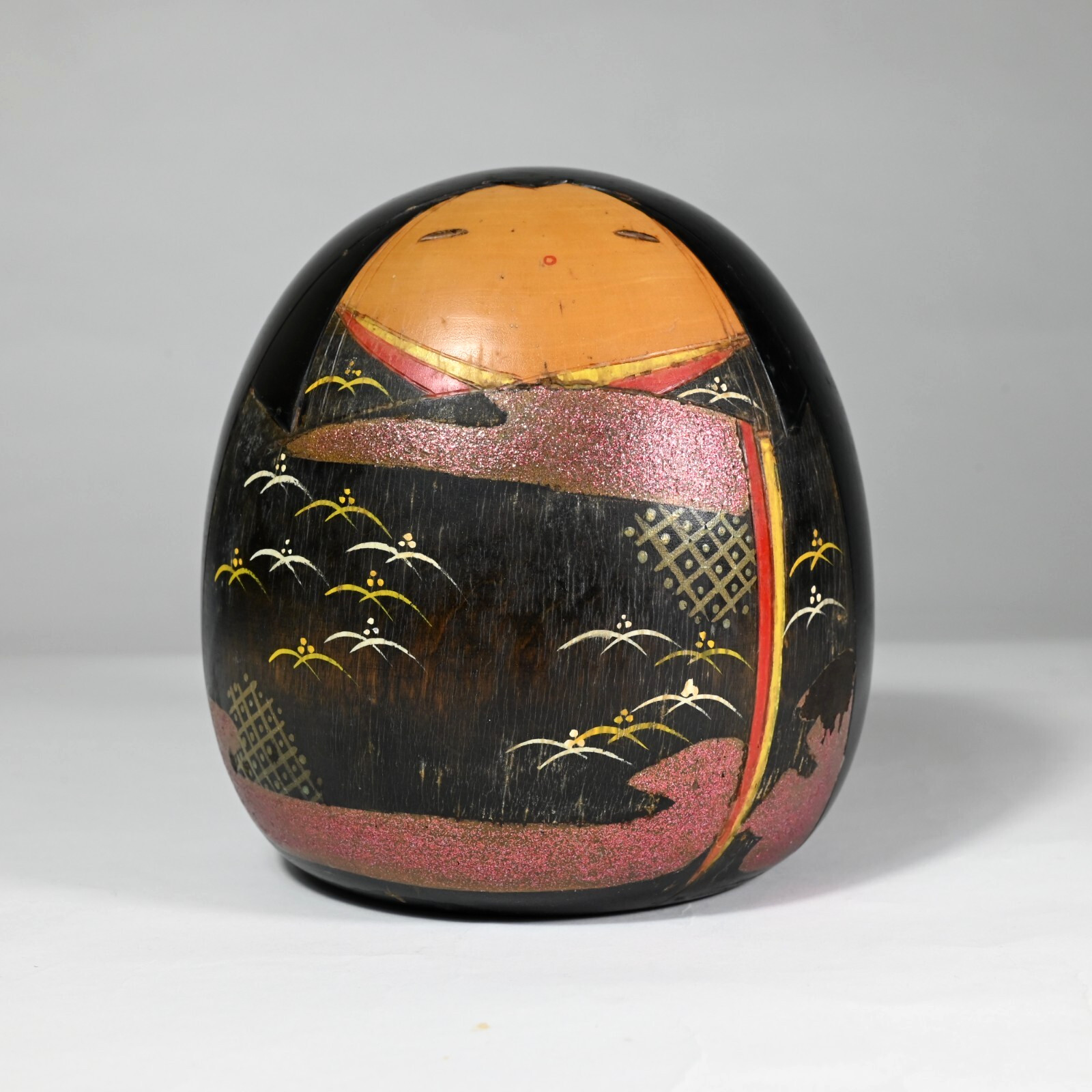 Master TOA SEKIGUCHI "Izayoi" Kokeshi, Signed, 1980s Japan - Large: 5.5" 1.8 lb