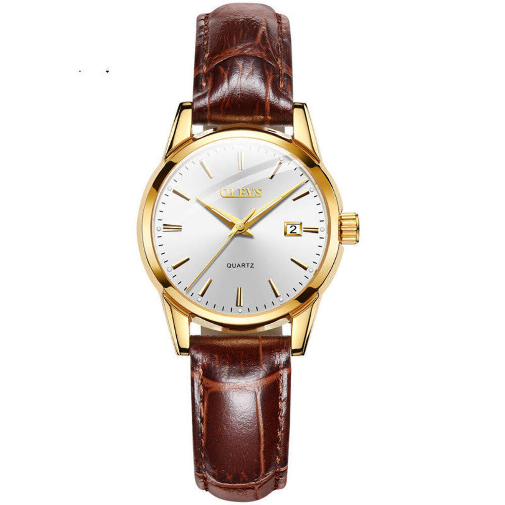 New Quartz Wrist Watches with Calendar and Week Display, Double Calendar Design