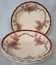 Spode Husk Fruit Bowl 5", Set of 4  Older Back Stamp
