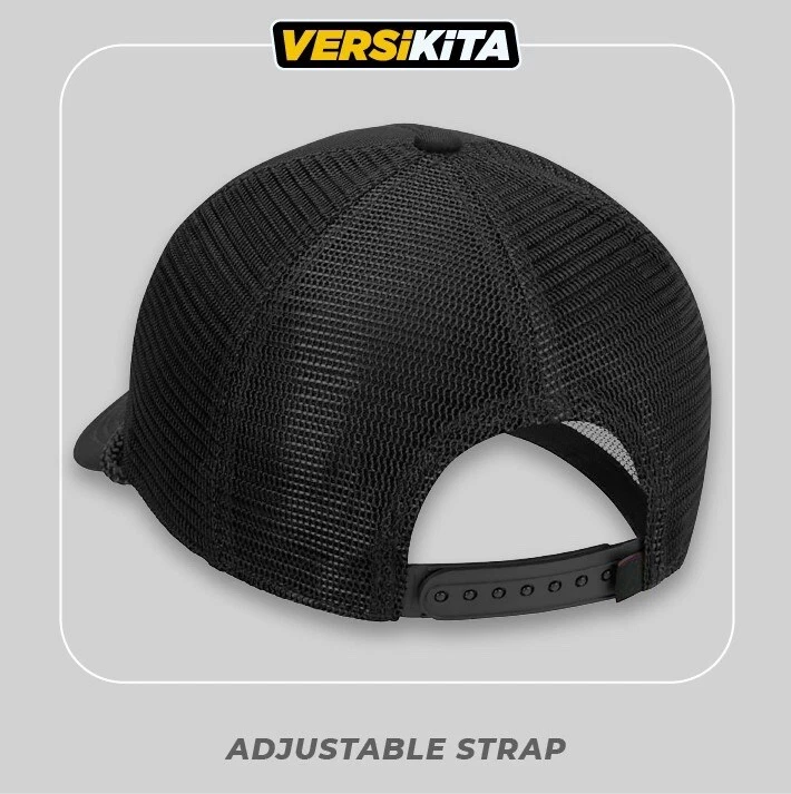 LOGISTIC TRUCKER HAT / CAP, BLACK, UNISEX, NEW CONDITION, ADJUSTABLE STRAP - Image 3 of 4