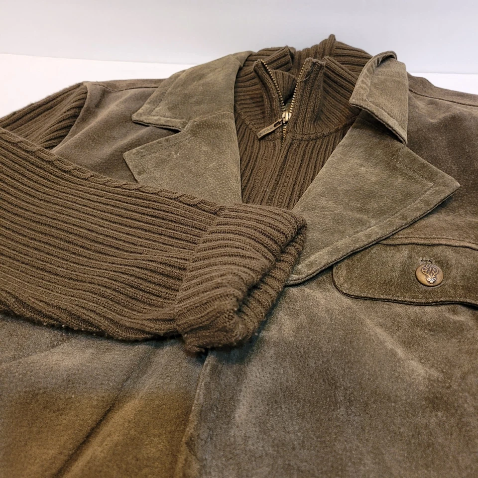 Live A Little, Suede Sweater Jacket, Size 1X - Image 2 of 4