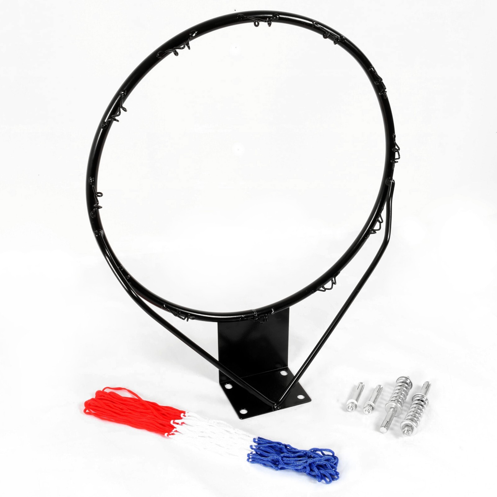 Wall Mounted Outdoor 18" Full Size Basketball Hoop Ring Rim Net Hanging