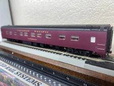 CANADIAN PACIFIC RAILWAY 10-5 SLEEPER " CLOVERDALE" w/INTERIOR LEDs HO Scale NEW