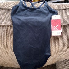 Capezio Women's Size XS Classic Double Strap Camisole Leotard Black CC123