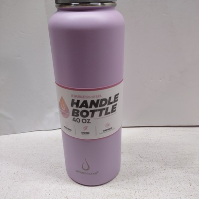 HydroClear 40oz STAINLESS STEEL HANDLE BOTTLE- PINK