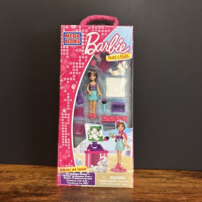 Barbie Mega Bloks Build 'N Style Art Teacher Teresa New