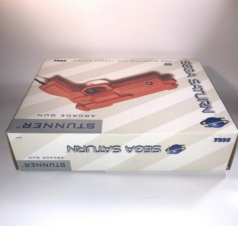 Authentic Official Sega Saturn Stunner Arcade Zapper Gun IN ORIGINAL BOX NICE - Image 2 of 4