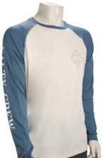 Salty Crew Tippet Pinnacle LS Surf Shirt - Harbor Blue - New-Large