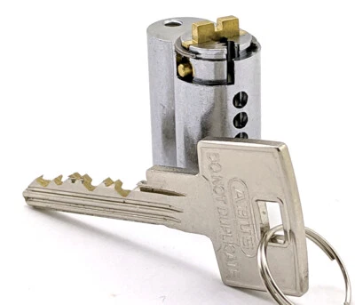 ABUS 888 S2 Cylinder for 83 Series Padlocks Chrome Plated - Keyed Different
