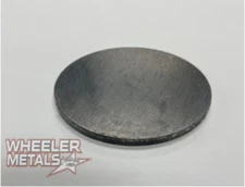 Pipe caps: Flat steel weld on 4.5" OD x 3/16 thick