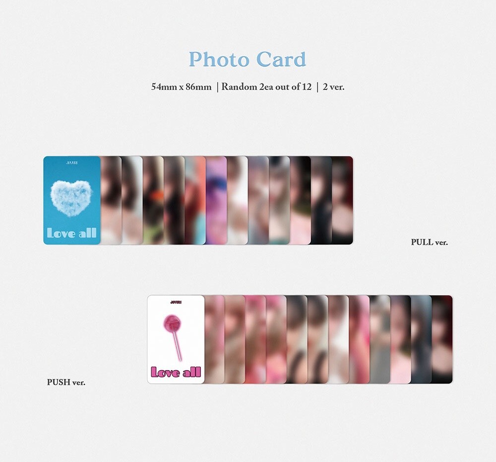 JO YURI 2nd Mini Album LOVE ALL PULL Ver. CD+P.Book+P.Card+F