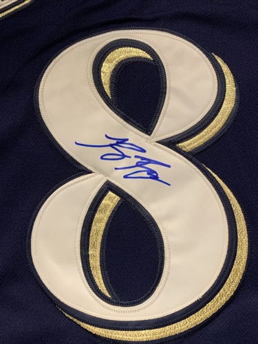 Ryan Braun MLB SIGNED custom MILWAUKEE BREWERS Baseball Autograph JERSEY - Picture 3 of 4