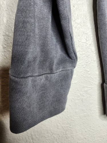 Old Navy Gray Pigment Dyed Popover Hoodie Size S - Picture 3 of 7