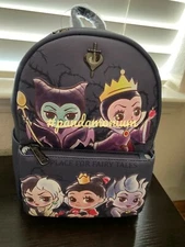 Loungefly Villains Chibi Mini Backpack Exclusive NWT 