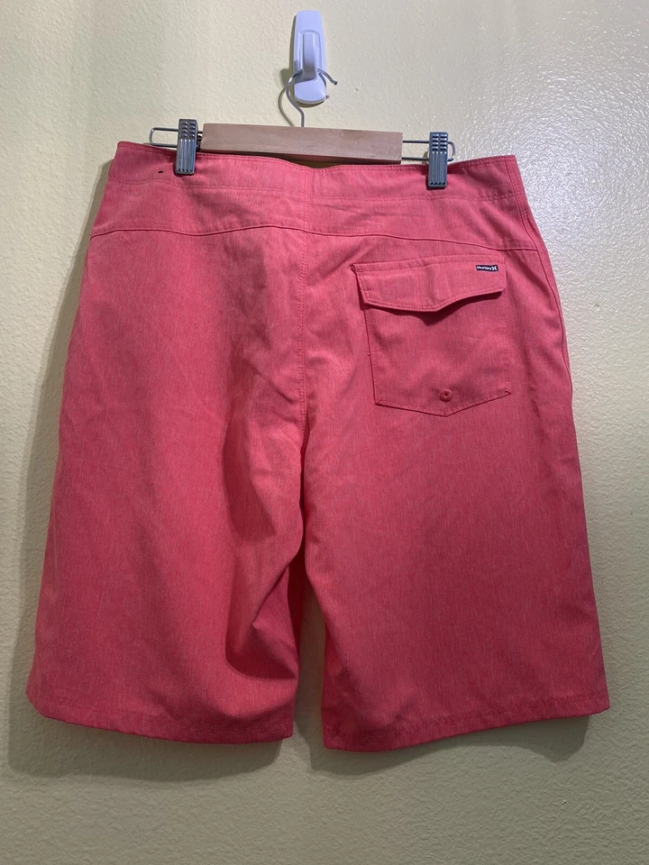 Pantalones Cortos de Tabla Clásicos Hurley Jóvenes Niños Brillante Carmesí Brezo 16/28 para Hombres (L3) Foto 3 de 4