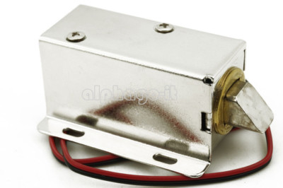 12V DC Schranktür Schublade Elektroschloss Montage Magnetschloss 27x29x18mm